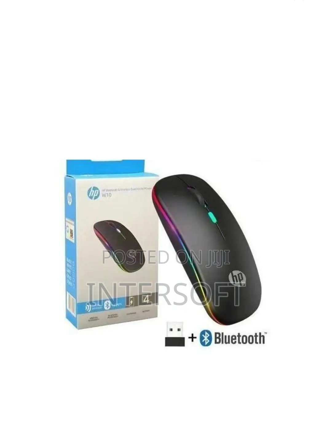 Hp W10 Bluetooth Wireless Dual Model Mouse.