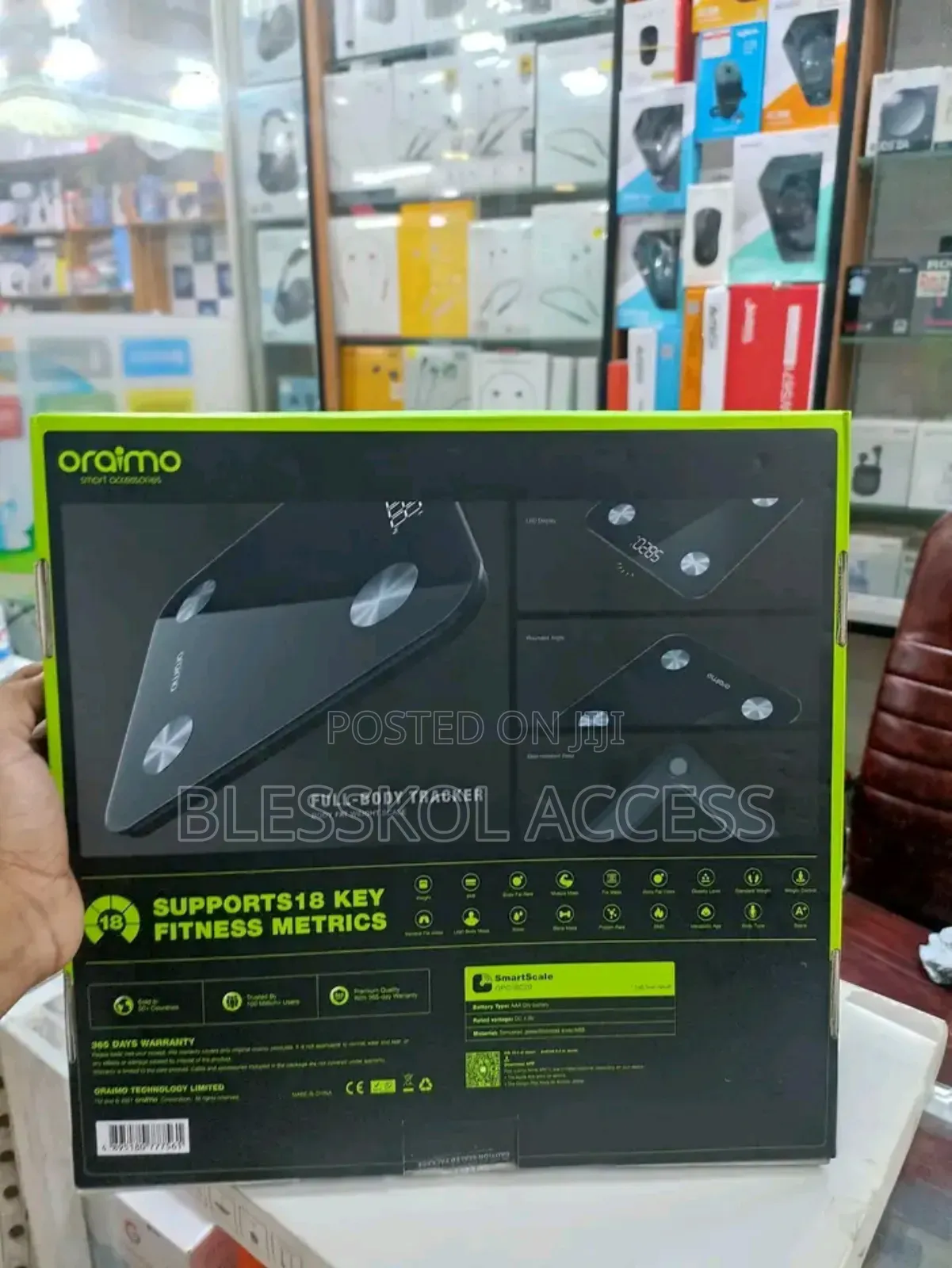 Oraimo Fitscale Smart Led Body Fat Scale