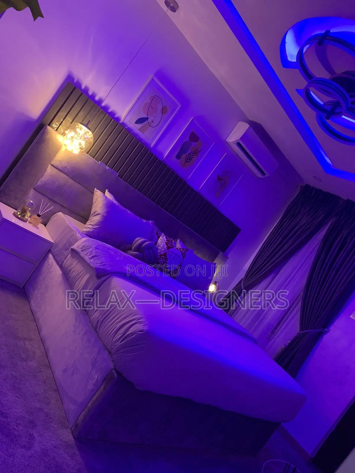Padded Design Bed 