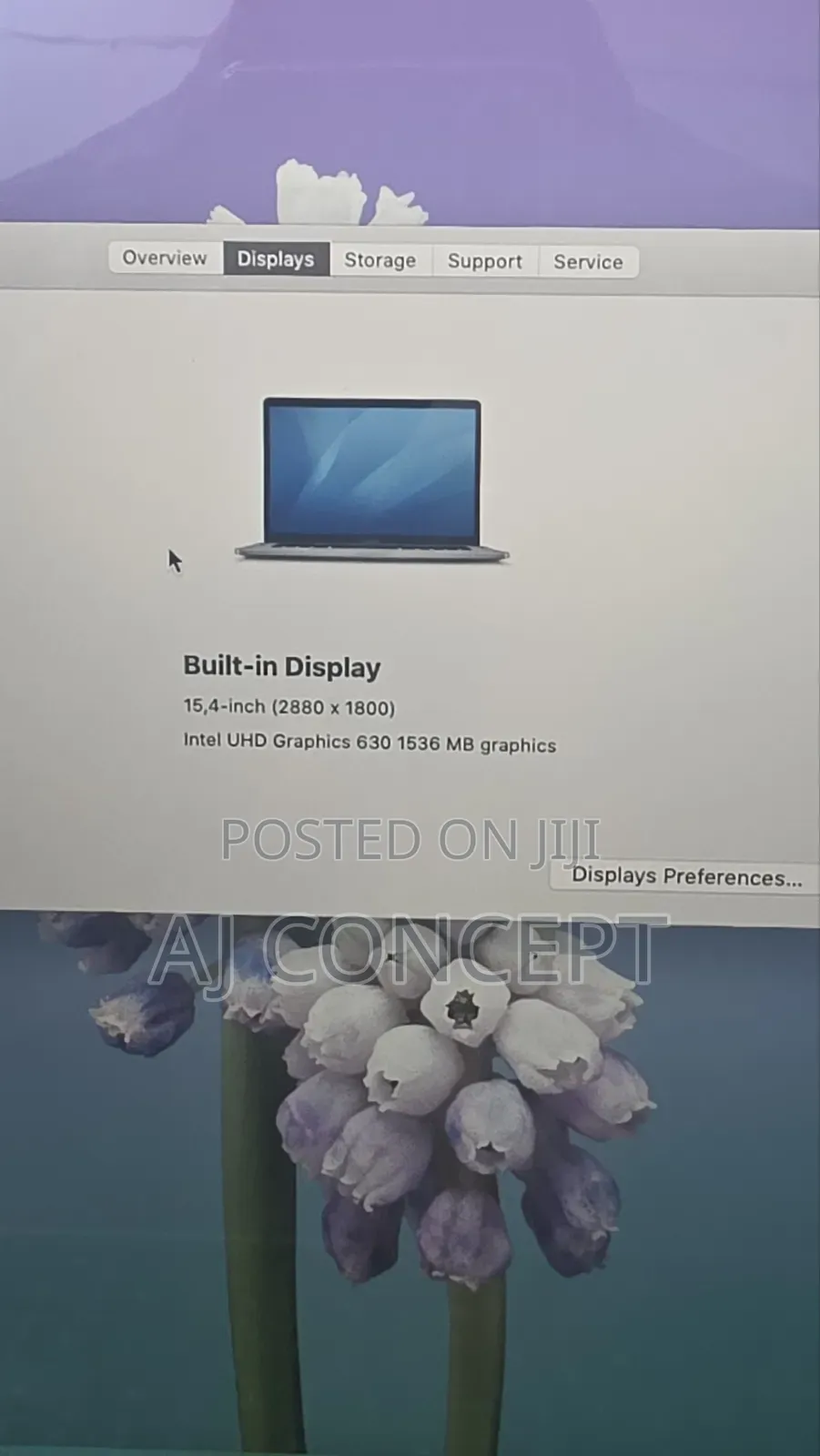Laptop Apple MacBook Pro 2019 16GB Intel Core i7 SSD 256GB