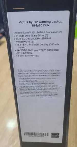 New Laptop HP 15 8GB Intel Core I5 SSD 512GB