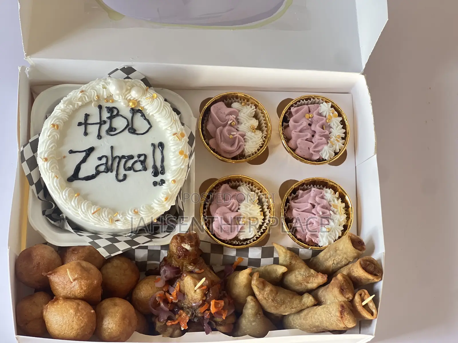 Birthday Cake and Small Chops Package