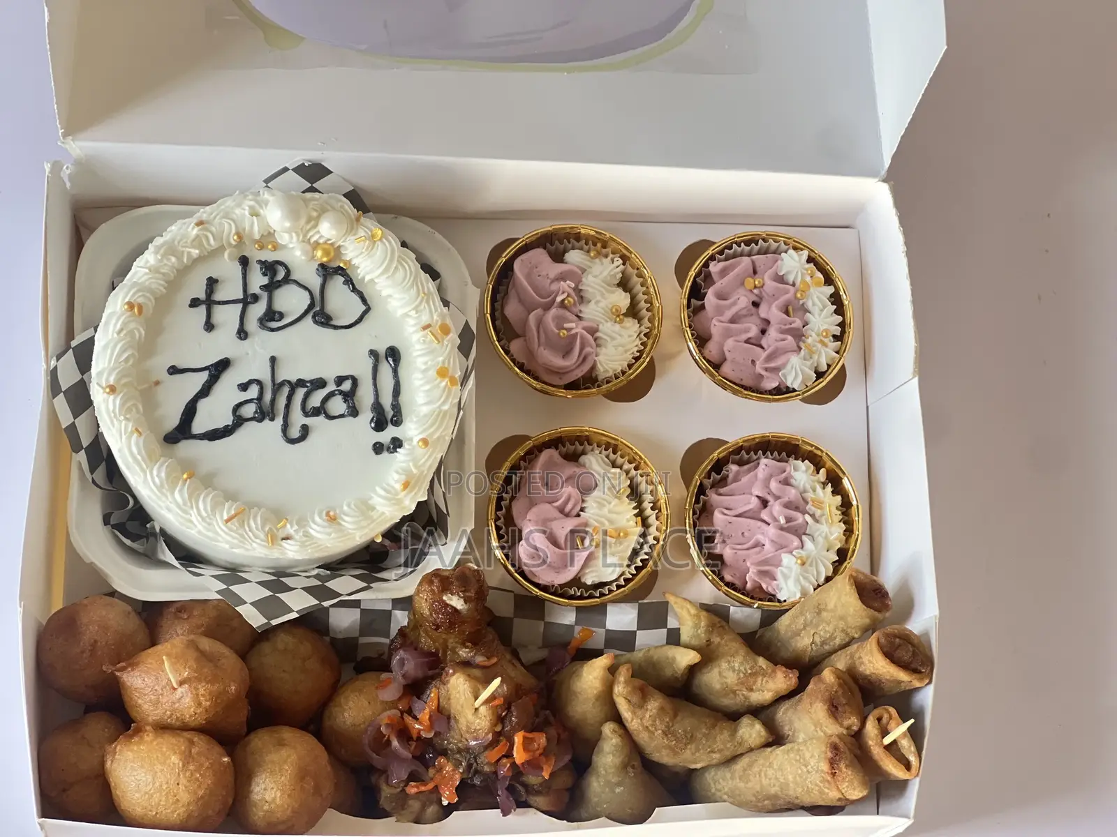 Birthday Cake and Small Chops Package