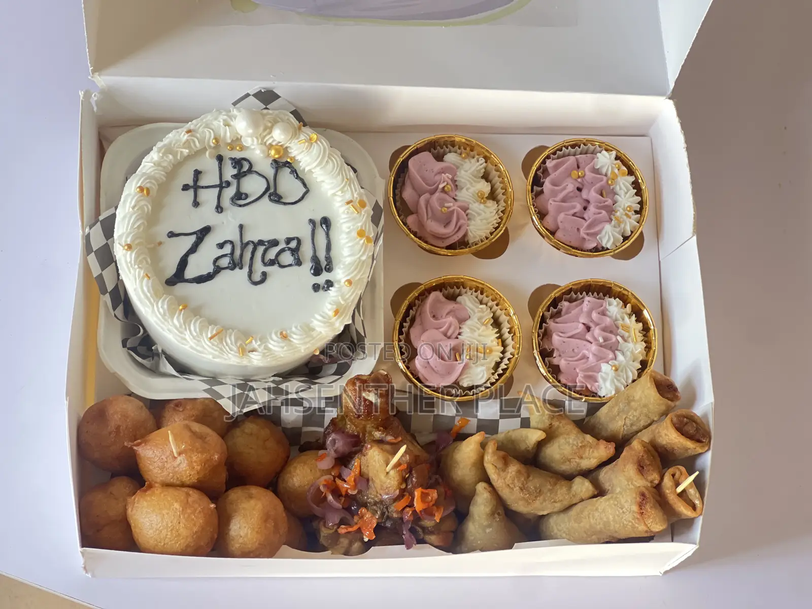 Birthday Cake and Small Chops Package