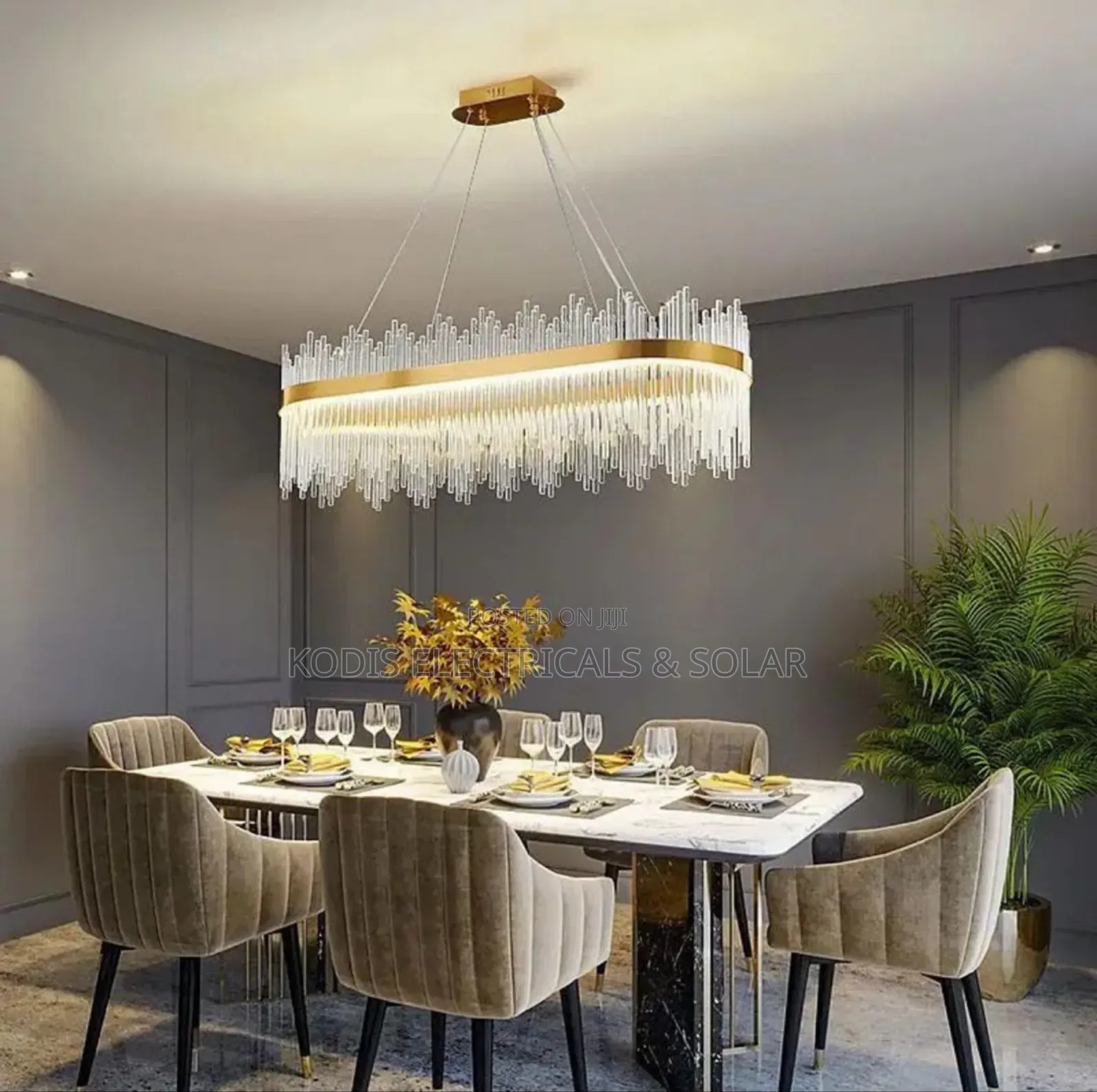 Crystal Chandelier Dining Lighting