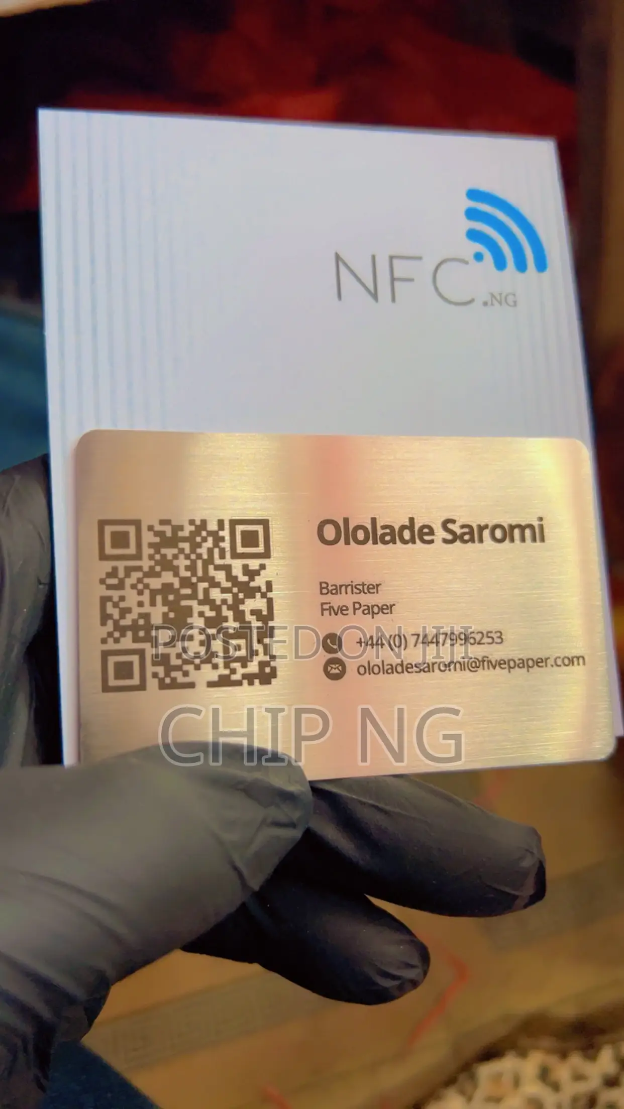NFC Metal Business Card