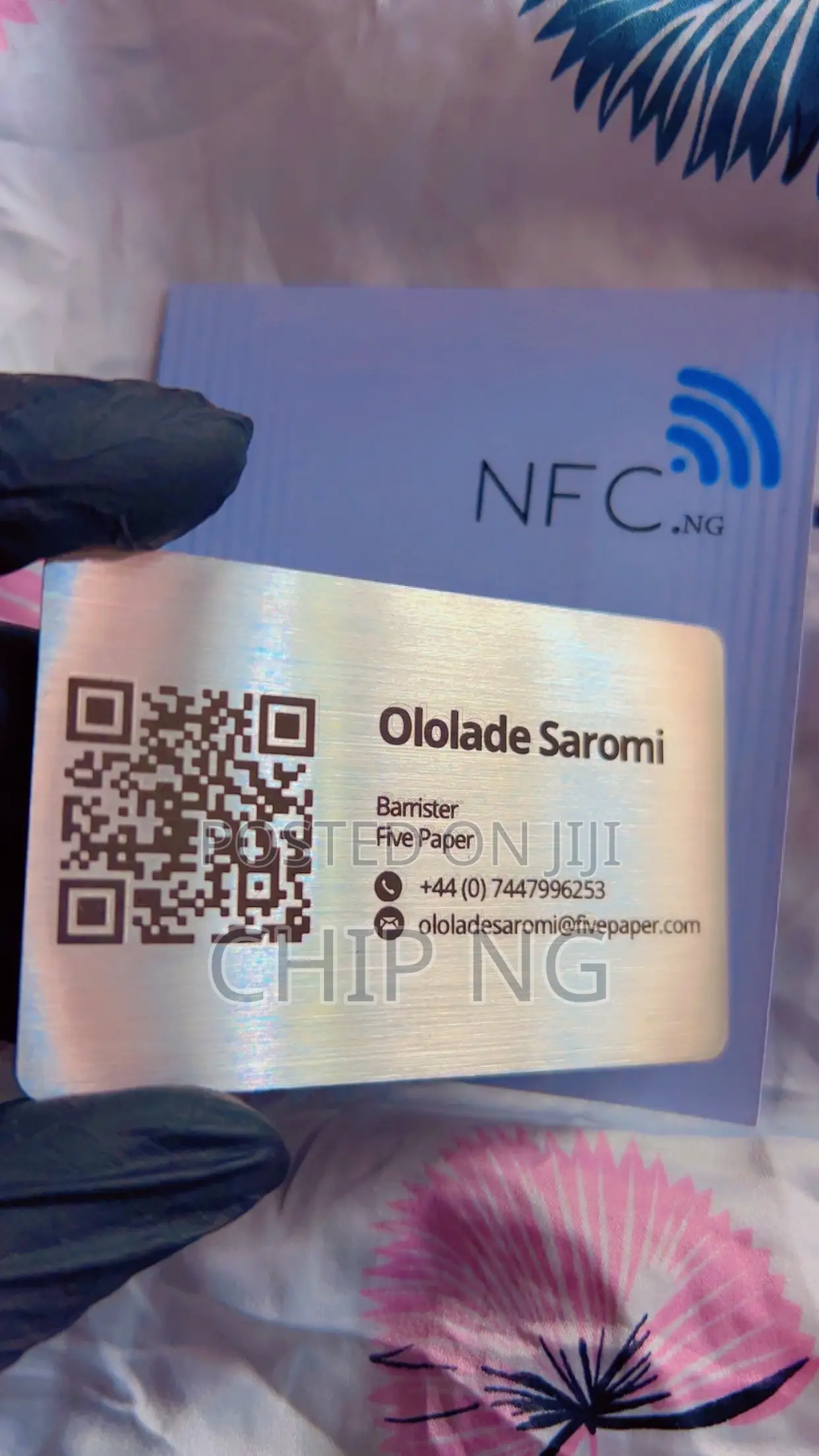 NFC Metal Business Card