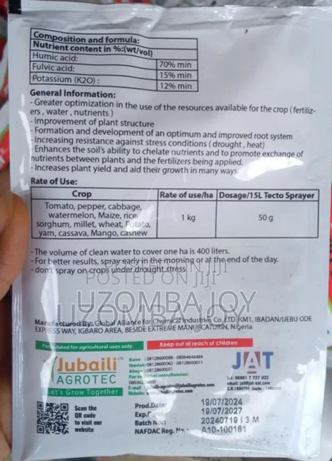 Jubaili Black Force 50g