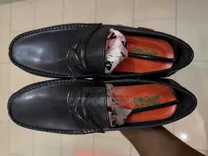 Black Leather Loafers