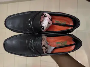Black Leather Loafers