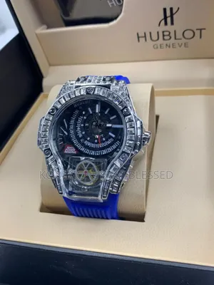 The Image Shows a Hublot Mp-09 Tourbillon Bi-Axis Watch.