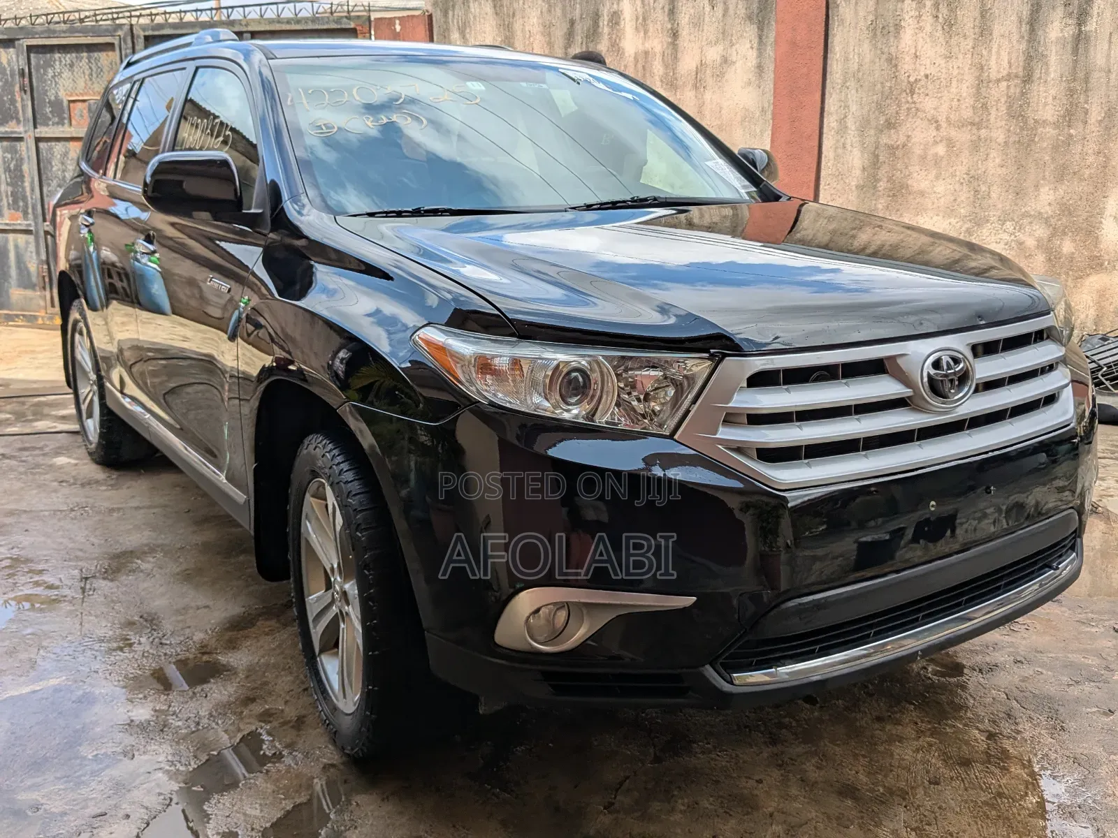 Toyota Highlander Limited 2012 Black