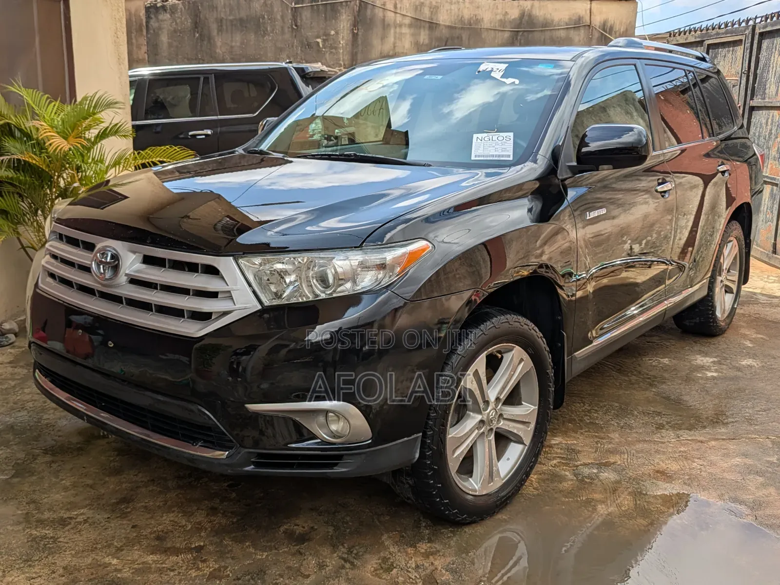 Toyota Highlander Limited 2012 Black