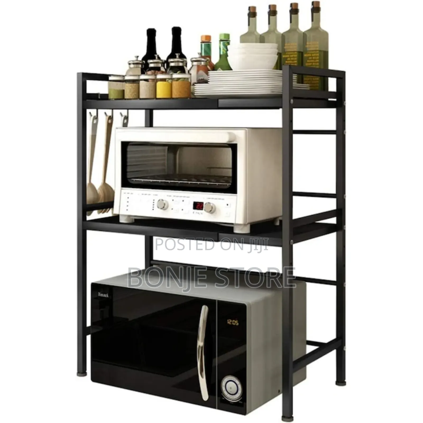2 Layer Expandable Microwave/Pot Rack
