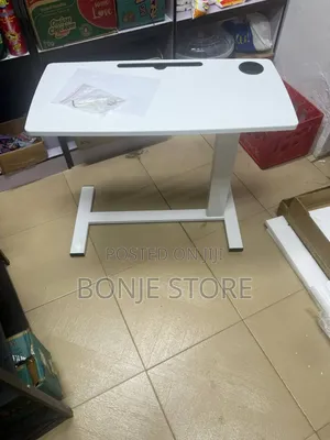Adjustable Laptop Table With Lever Wheels