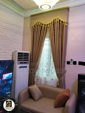 Elegant Curtains With Board Frame