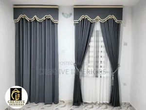 Elegant Curtains With Board Frame