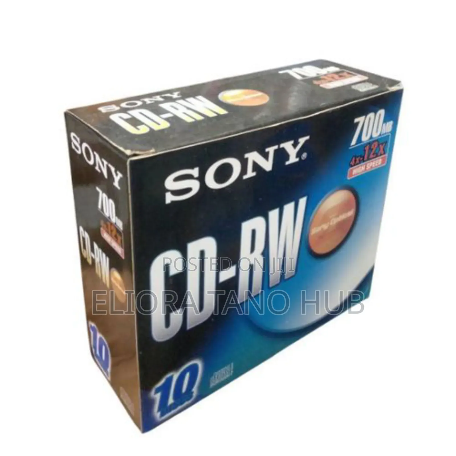 Sony Cd Rewritable 700mb Cd-Rw Disc - 10 PCS