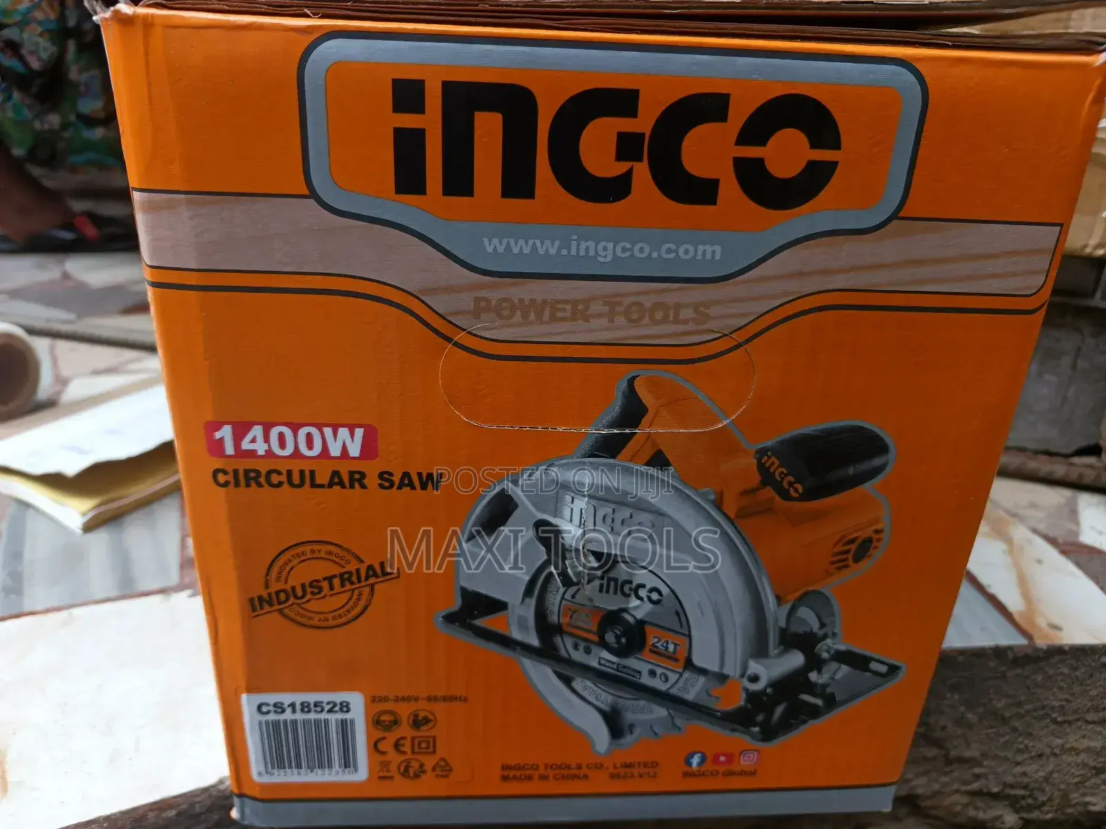 Ingco 1400w Circular Saw, Model Cs18528.