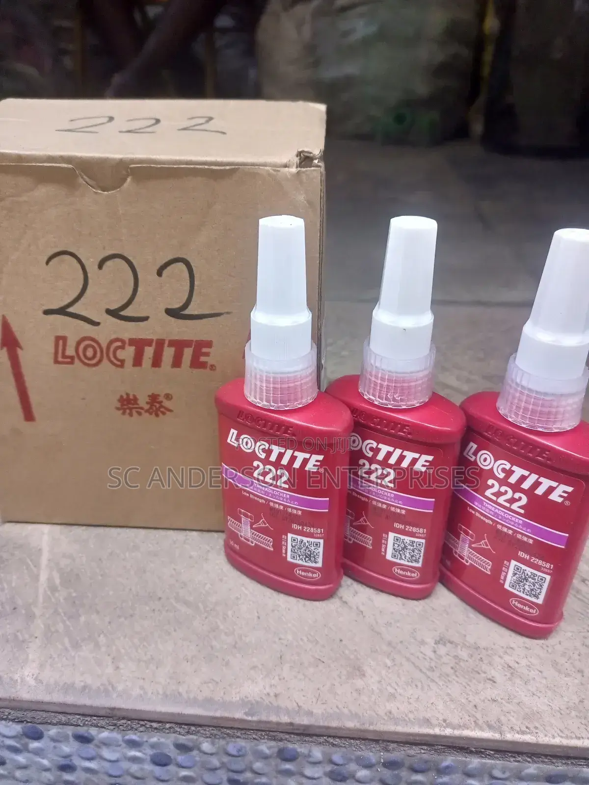 Loctite 222 Threadlocker (Other Classes Available)