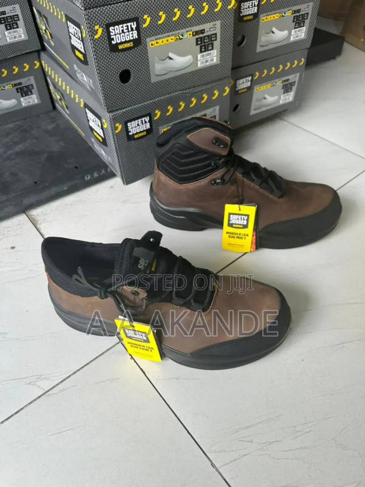 Modulo Lea S3s Low Safety Jogger Boot Brown