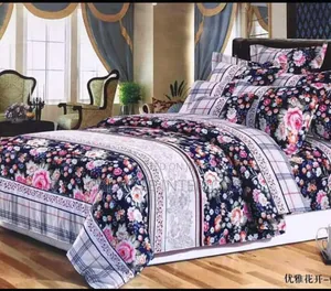 6by6 Bedspread With 4pillow Case
