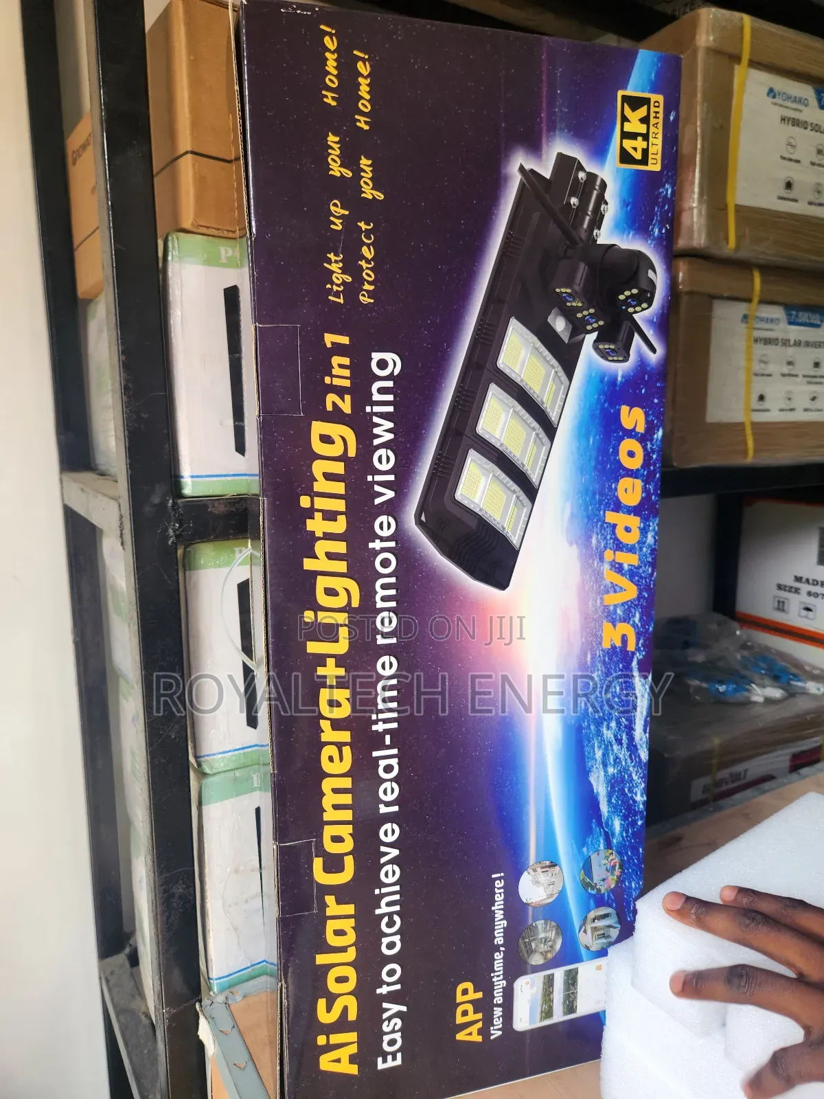2 in 1 Outdoor Solar Light With Security Camera