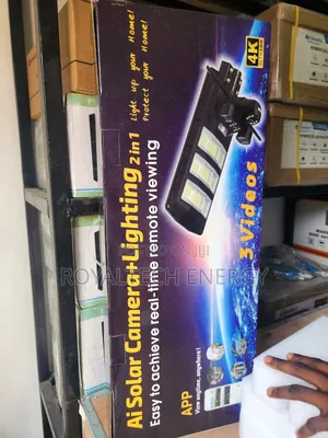 2 in 1 Outdoor Solar Light With Security Camera