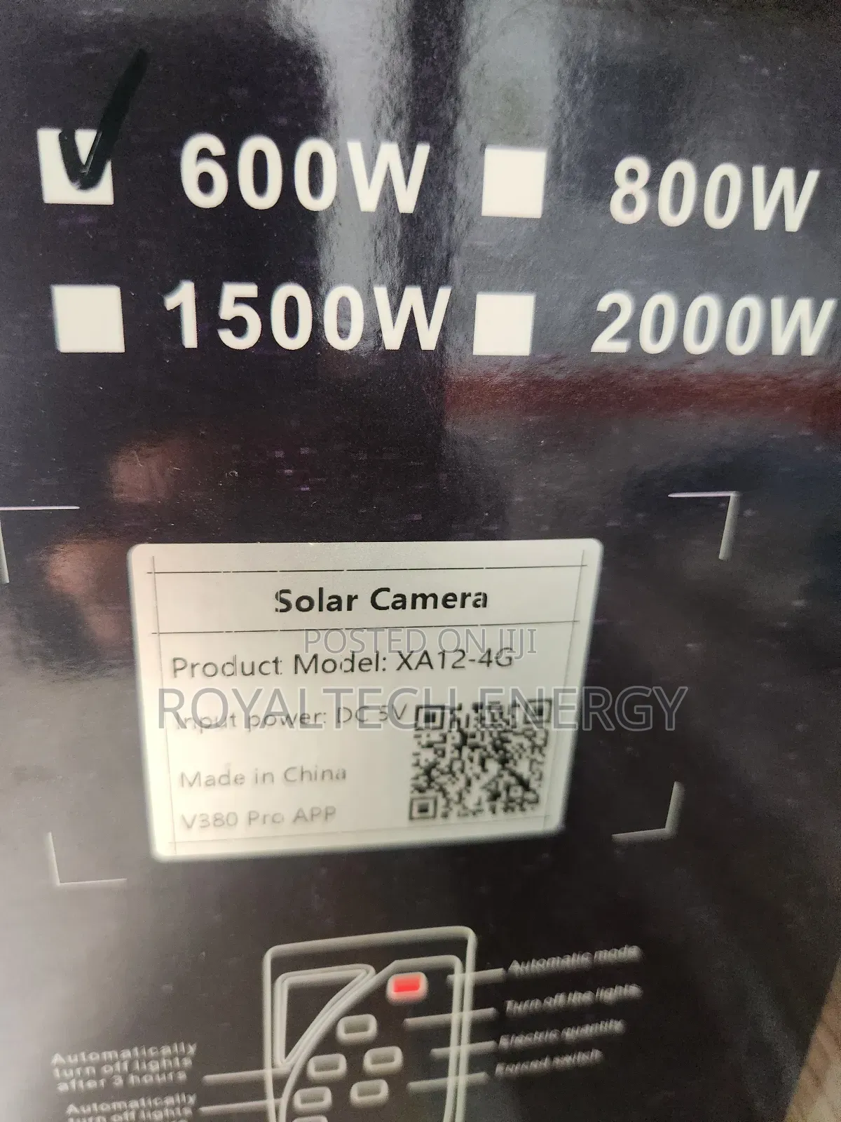 2 in 1 Outdoor Solar Light With Security Camera
