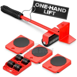 5 Packs Furniture Lifter,Heavy Furniture Moving System Lifter Kit
