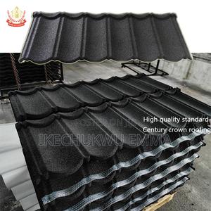 Emmanab Tile Classic Bond Tile Black Zinc Stone Coated Roof Panel in Ikeja ...