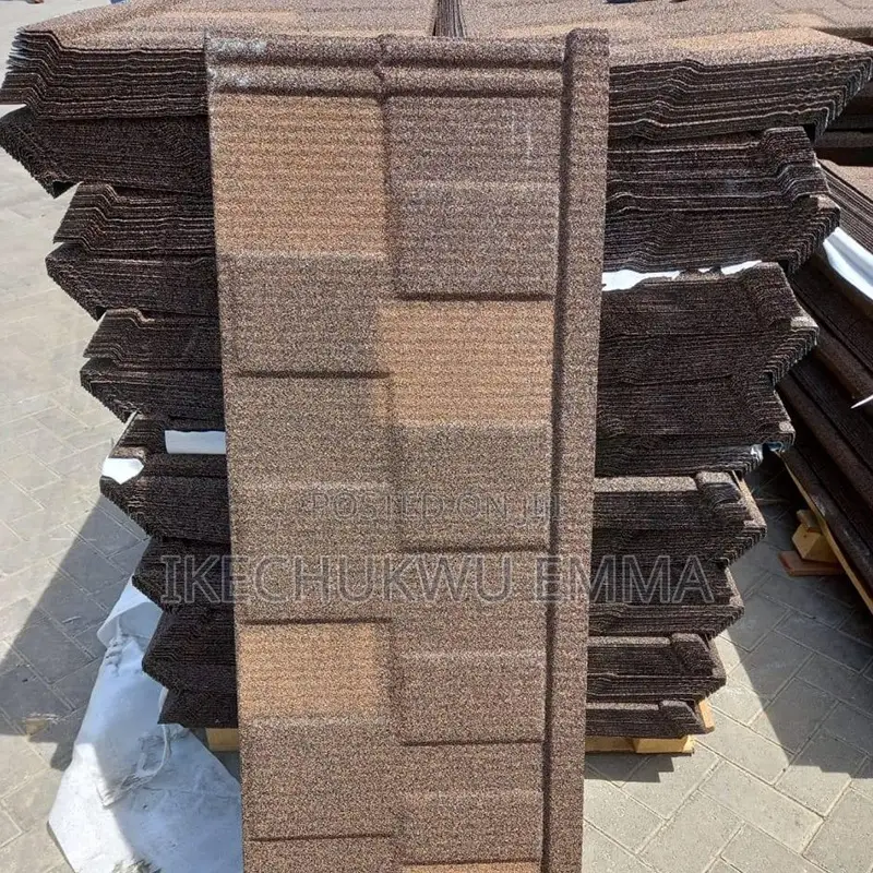Emmanab Tile Bond Tile Black Zinc Stone Coated Roof Panel Romania in Ikeja ...