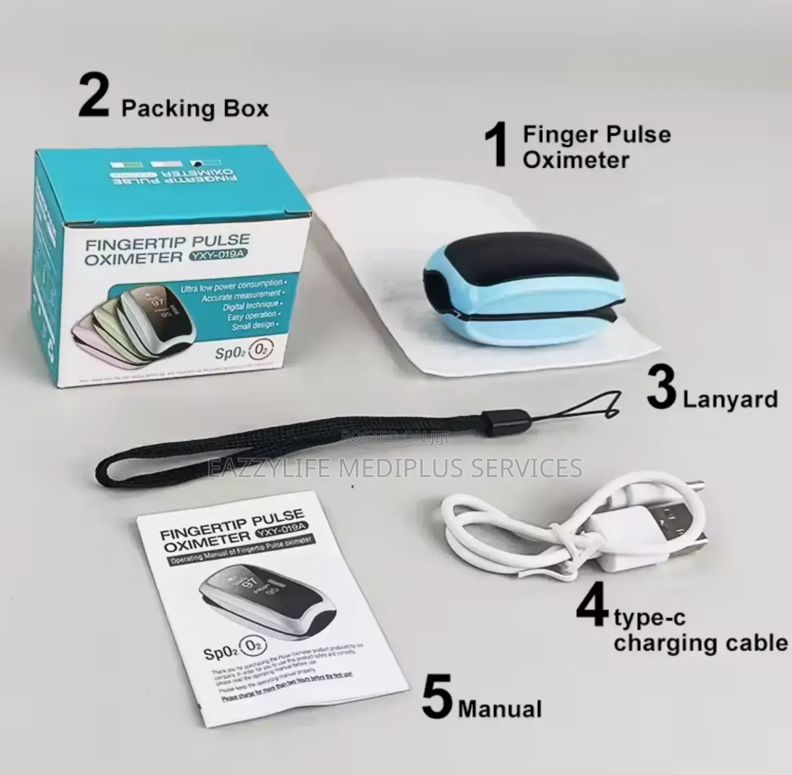Rechargeable Pulse Oximeter