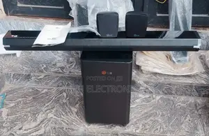 Lg 2000watts Sound Bar Systems With 2 Sub Speakers + Warranty