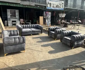 Set of Fabric Upholstery Seven Seater Sofa of Unmatched Quality