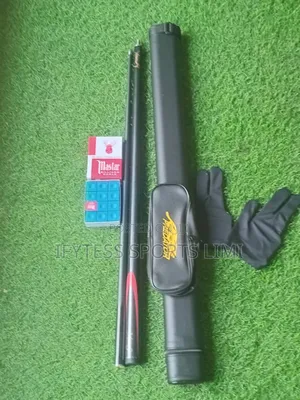 Snooker Stick With Bag, Chalk Gloves.
