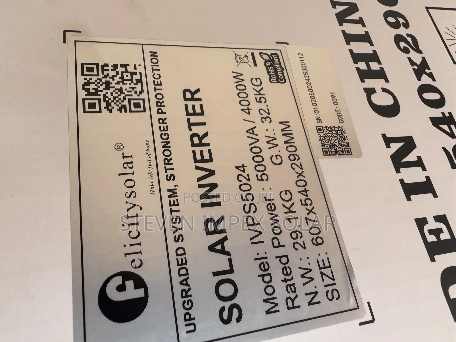 Felicity Solar Inverter Ivps 5024