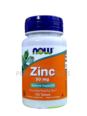 Now Foods Zinc Gluconate 50mg - 100 Tablets for Immune Health