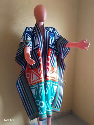 Aso Oke Ankara Kimono Jacket
