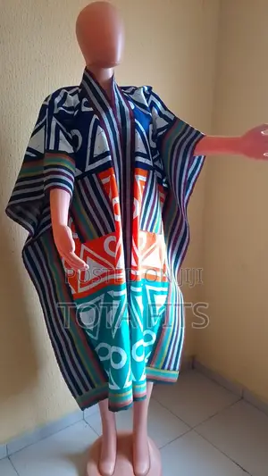 Aso Oke Ankara Kimono Jacket