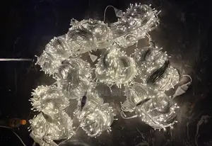 Snow White Led Waterfall Curtain Light