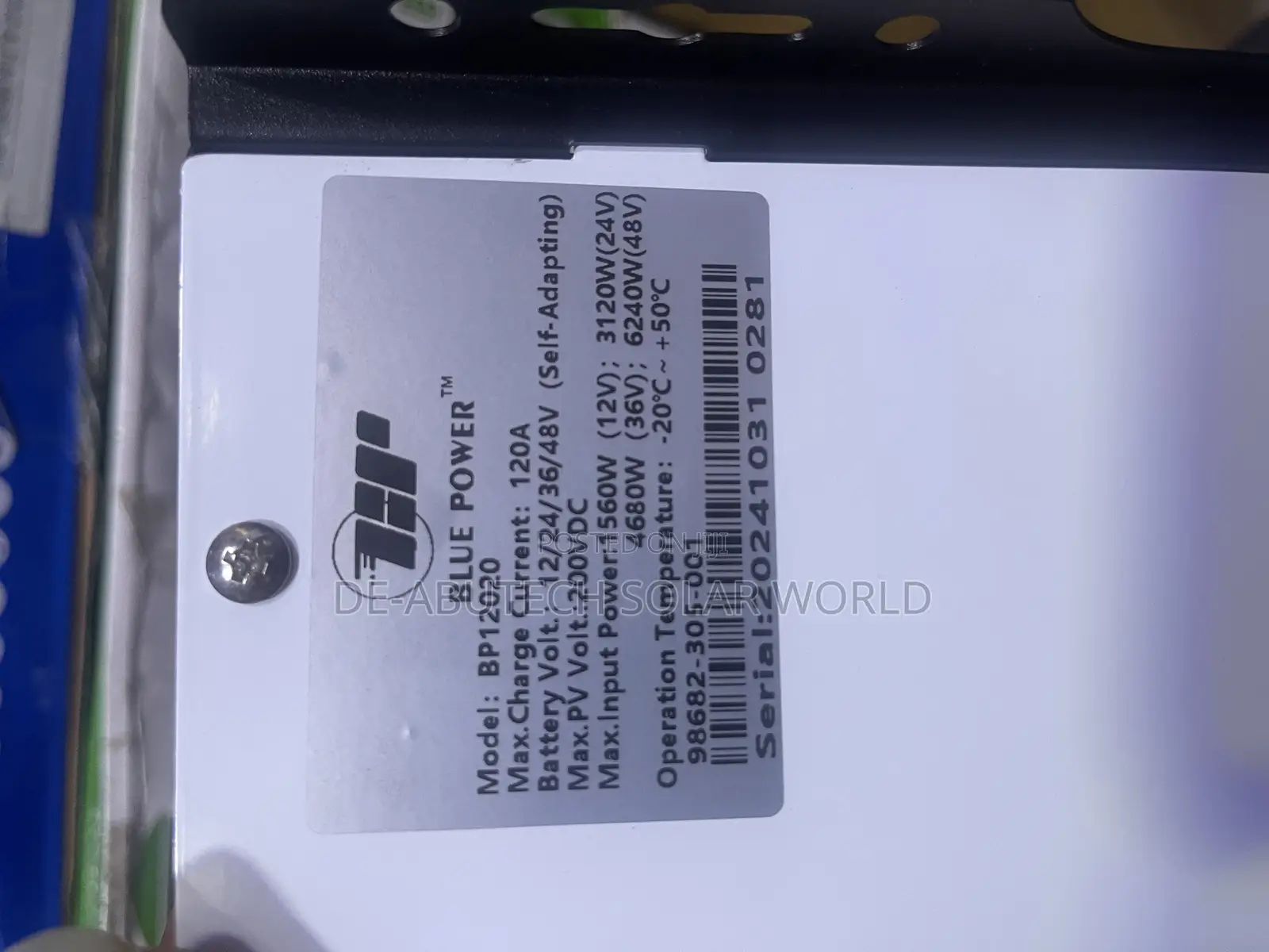 120am MPPT Controller (Blue Power)