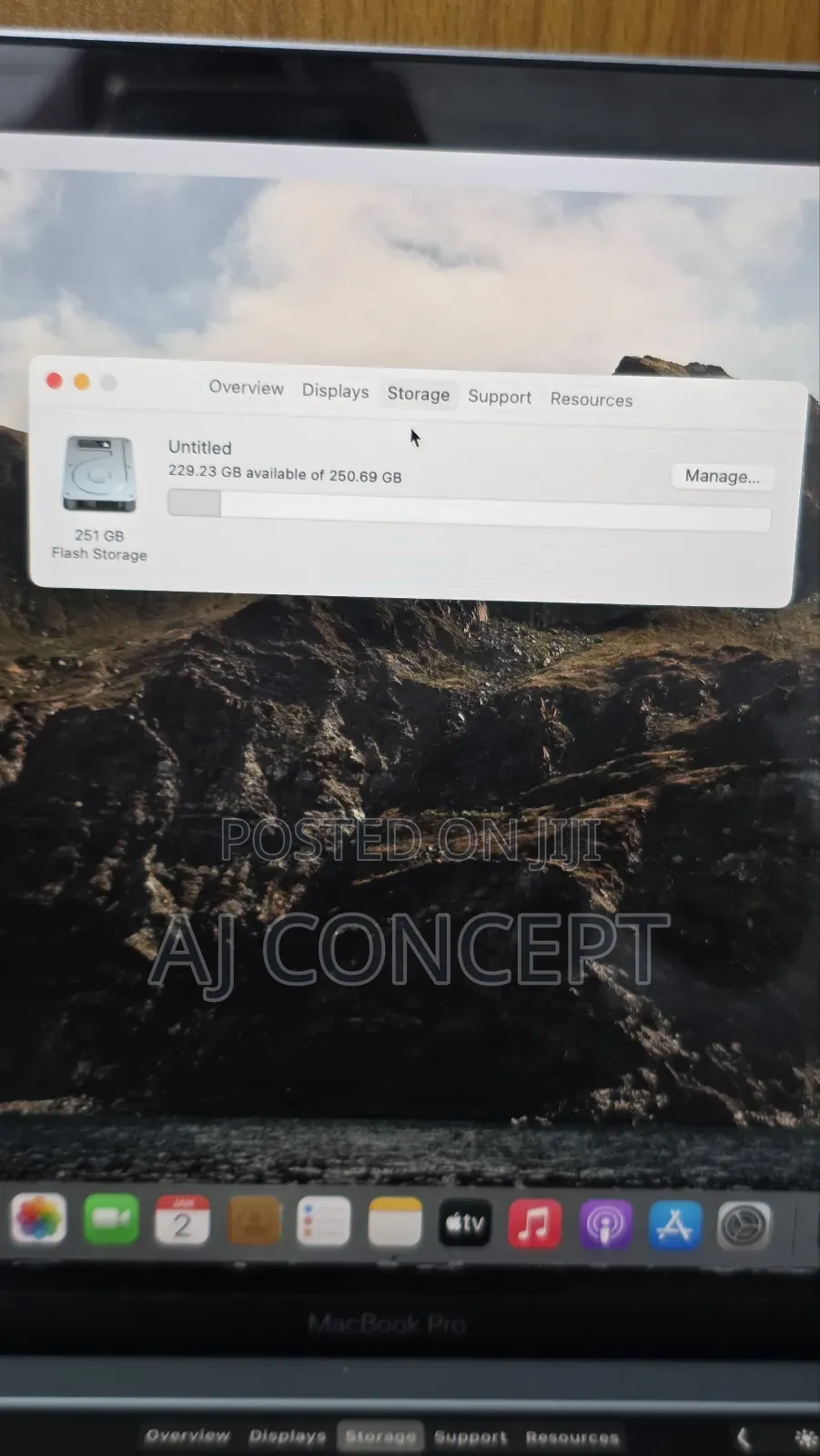 Laptop Apple MacBook Pro 2018 8GB Intel Core i5 SSD 250GB