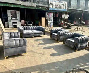 Set Of Distinguished Upholstery Fabric Sofa Of Great Quality | Chairs