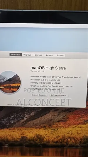 Laptop Apple MacBook Pro 2017 8GB Intel Core i5 SSD 250GB