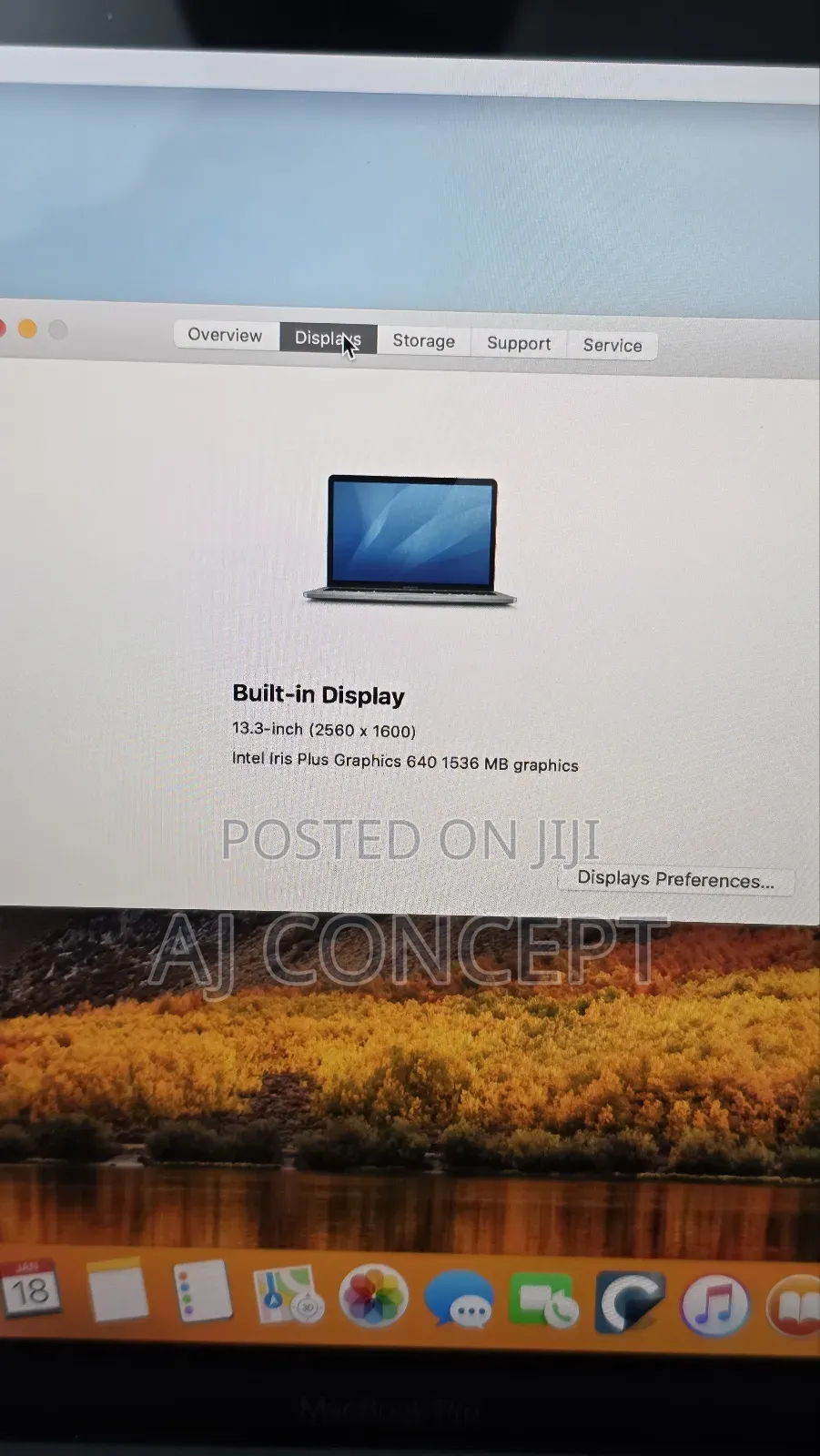 Laptop Apple MacBook Pro 2017 8GB Intel Core i5 SSD 250GB