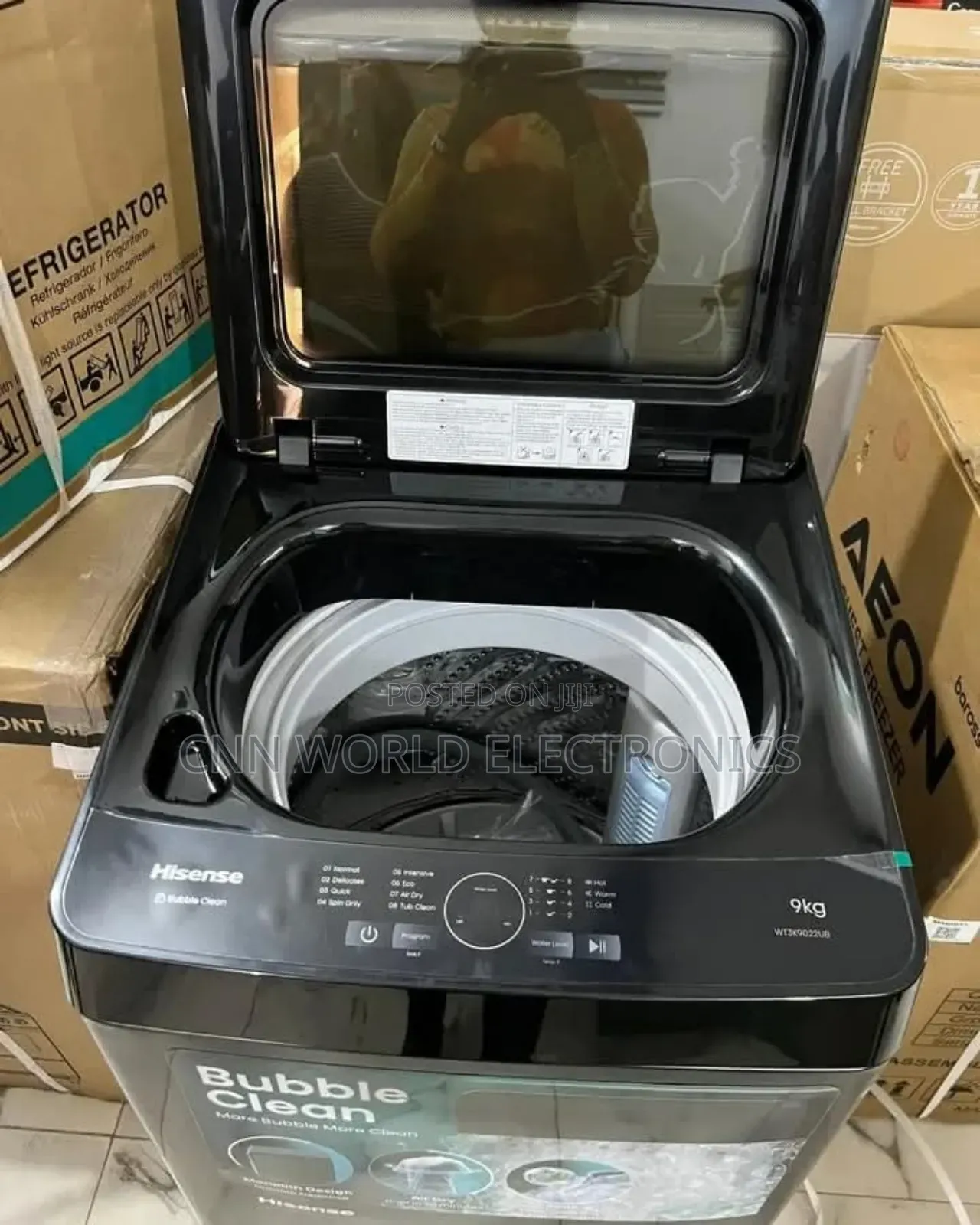 Original Hisense 9kg Full Automatic Top Load Washing Machine