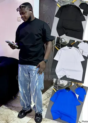 Balenciaga Plain Round Neck Polo