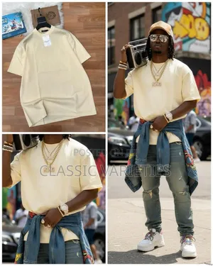 Balenciaga Plain Round Neck Polo