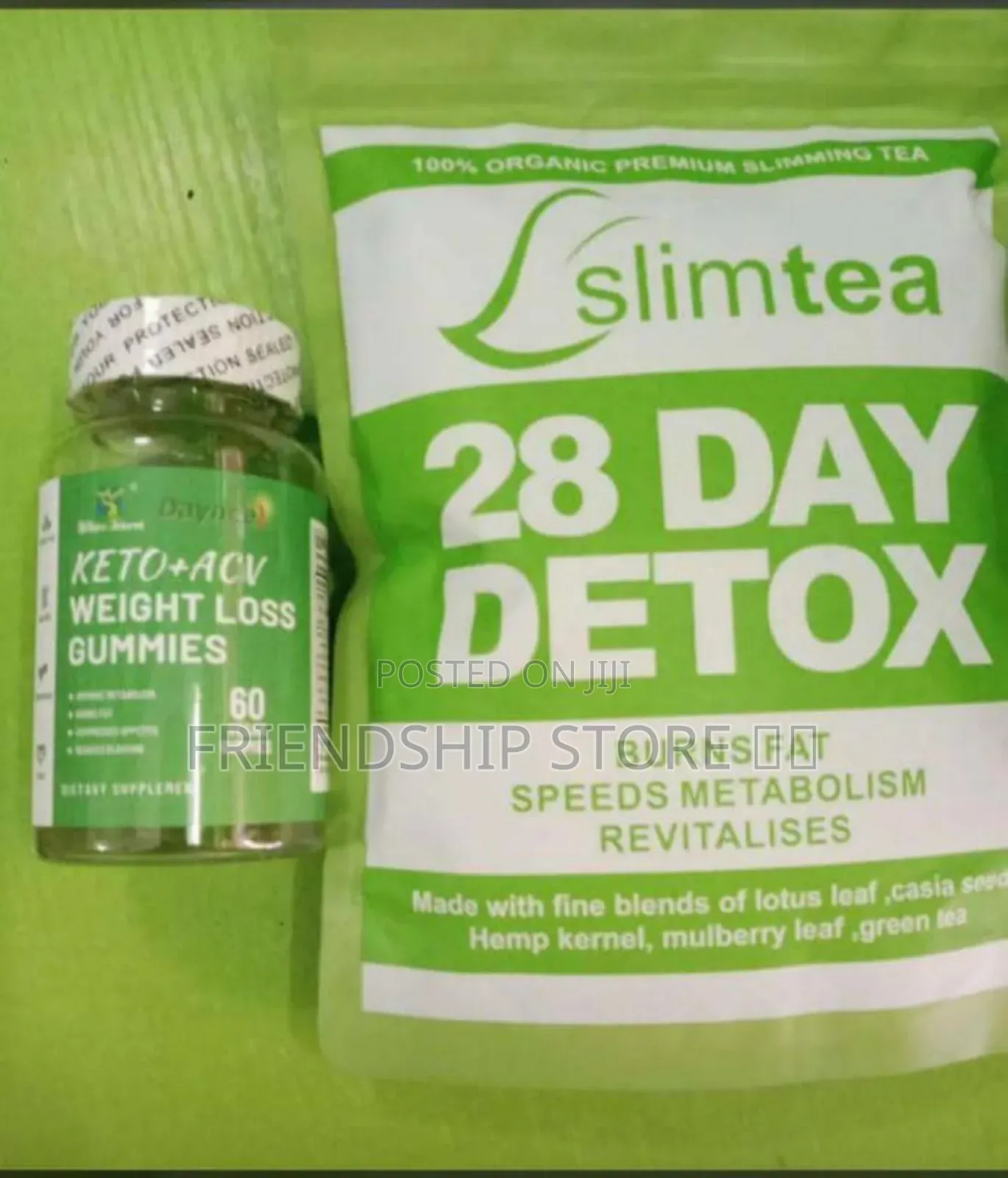 Keto Gummies and 28 Days Slimming Tea
